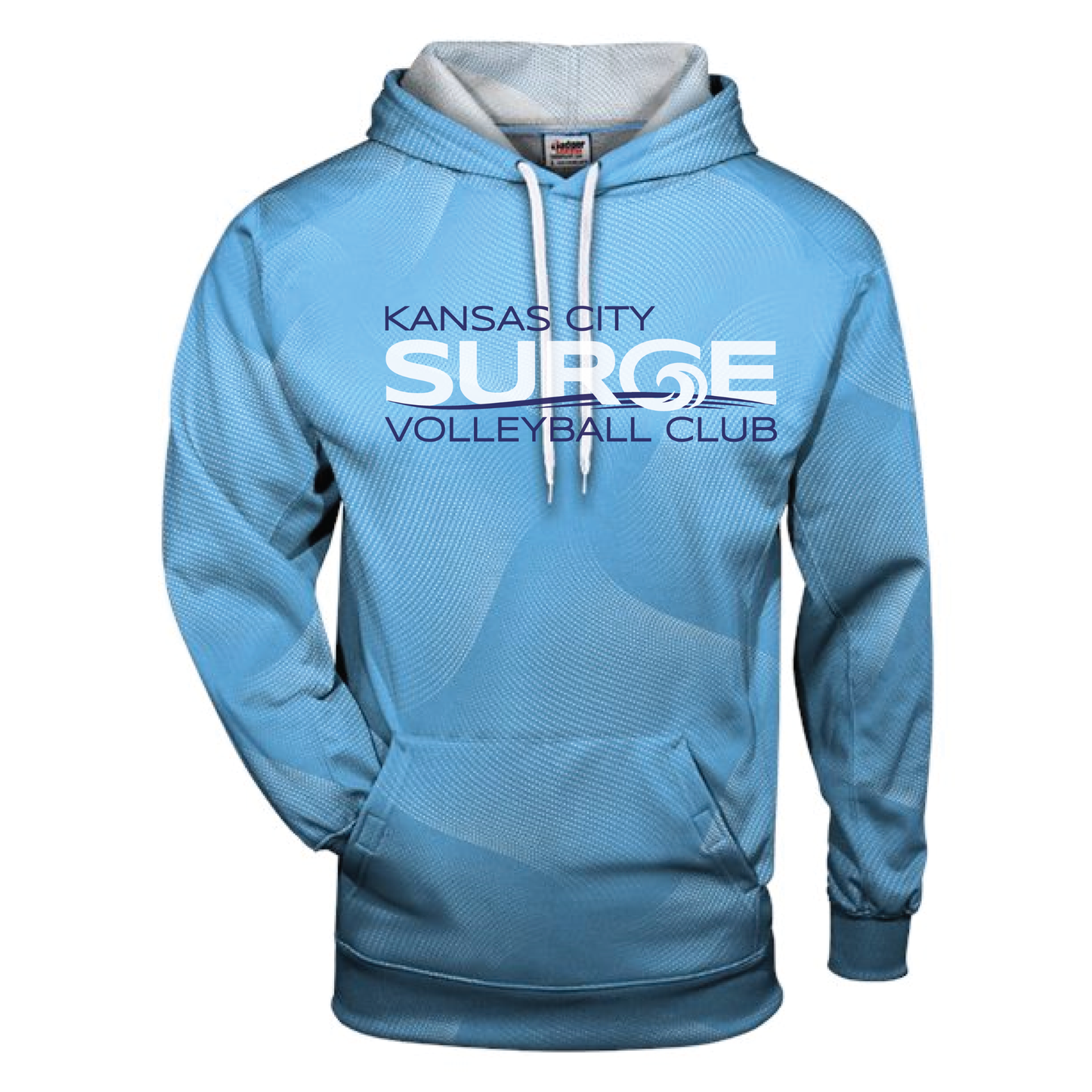 Surge Volleyball Badger Warp Hoodie - Navy