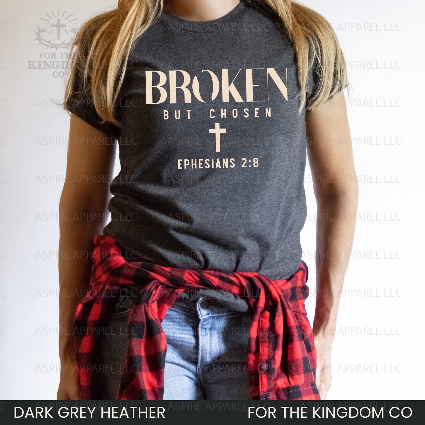 Broken But Chosen Christian Tee