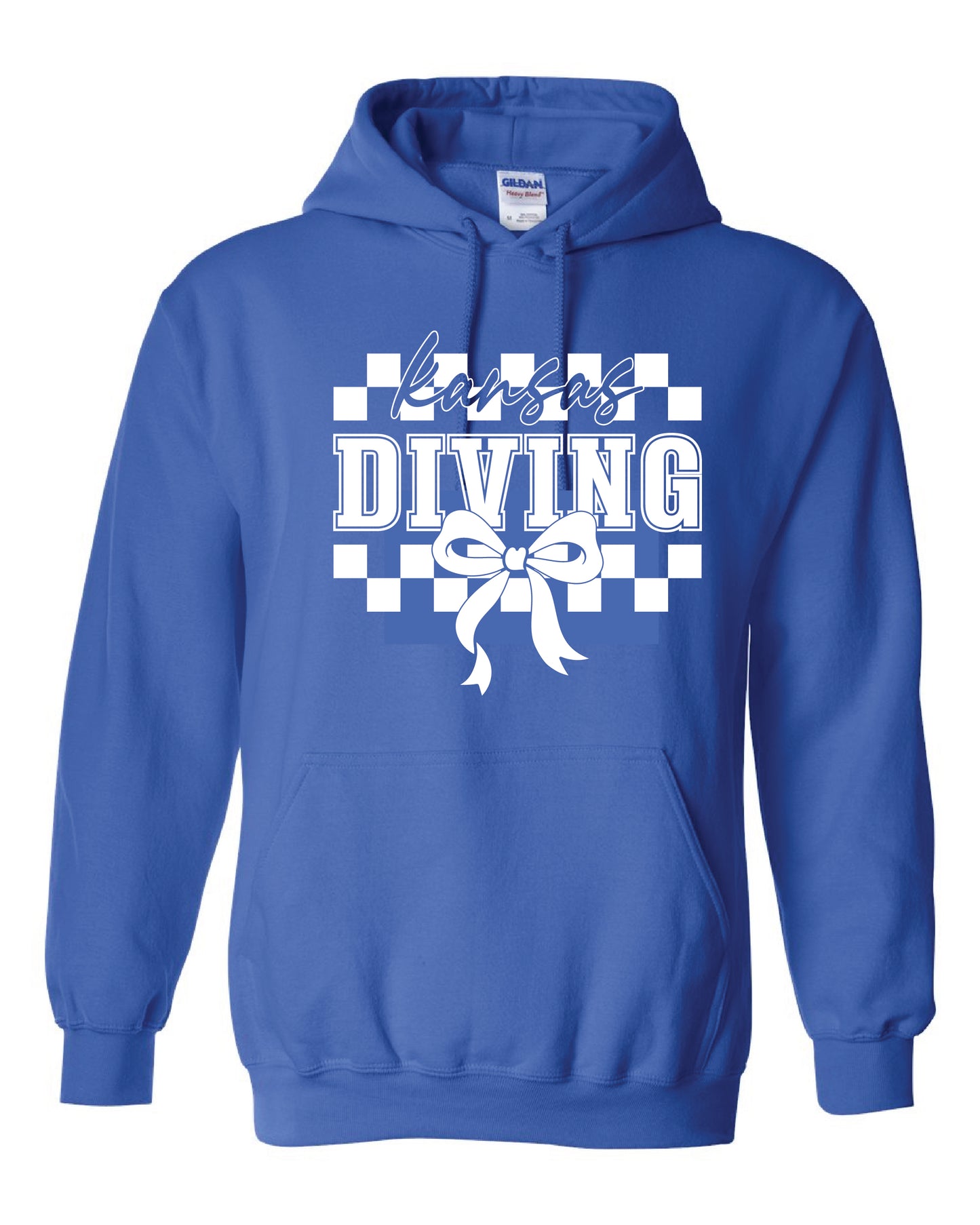 Kansas Dive Checkered Hoodie KD1