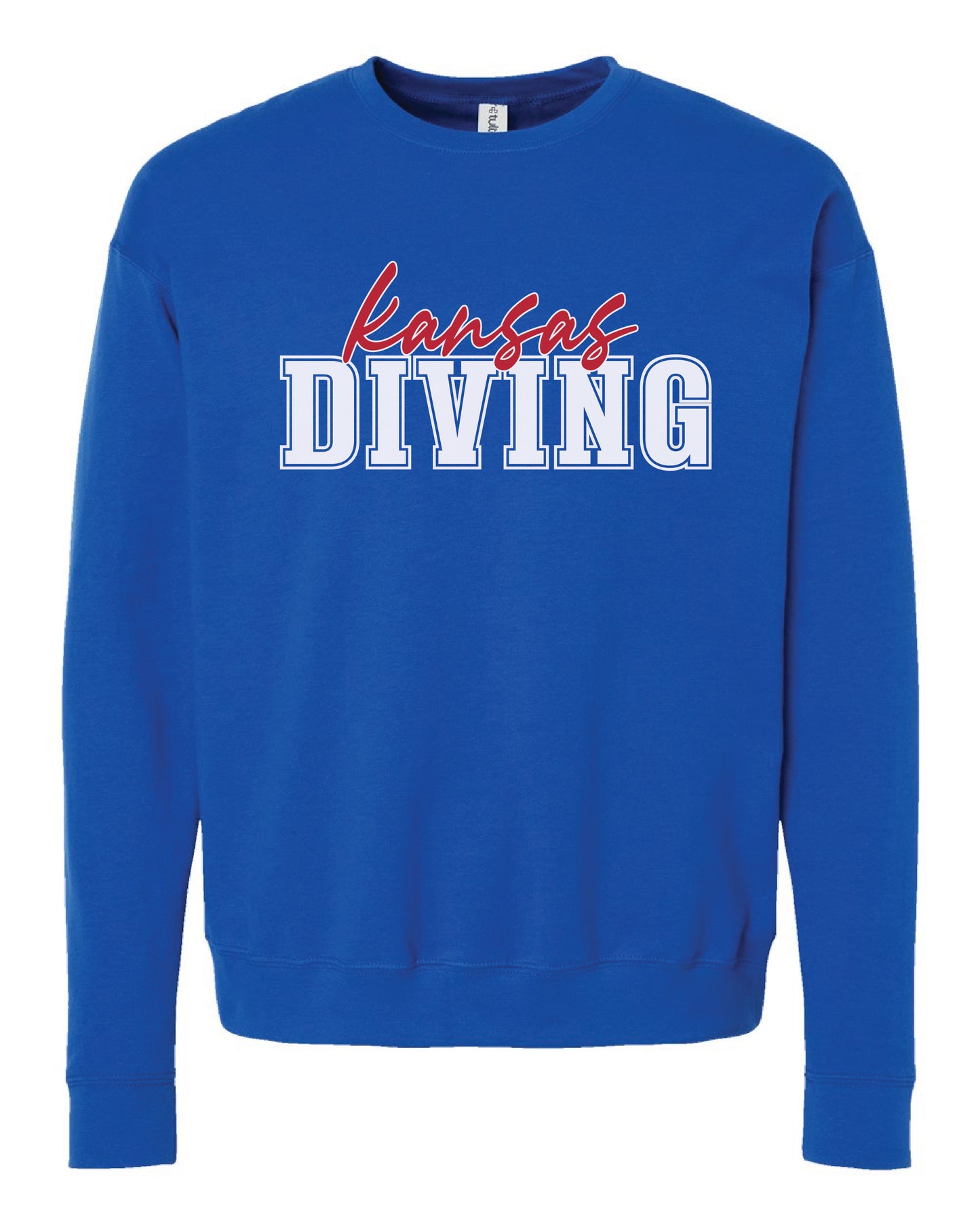 Kansas Dive Stacked Crew Sweatshirt KD3