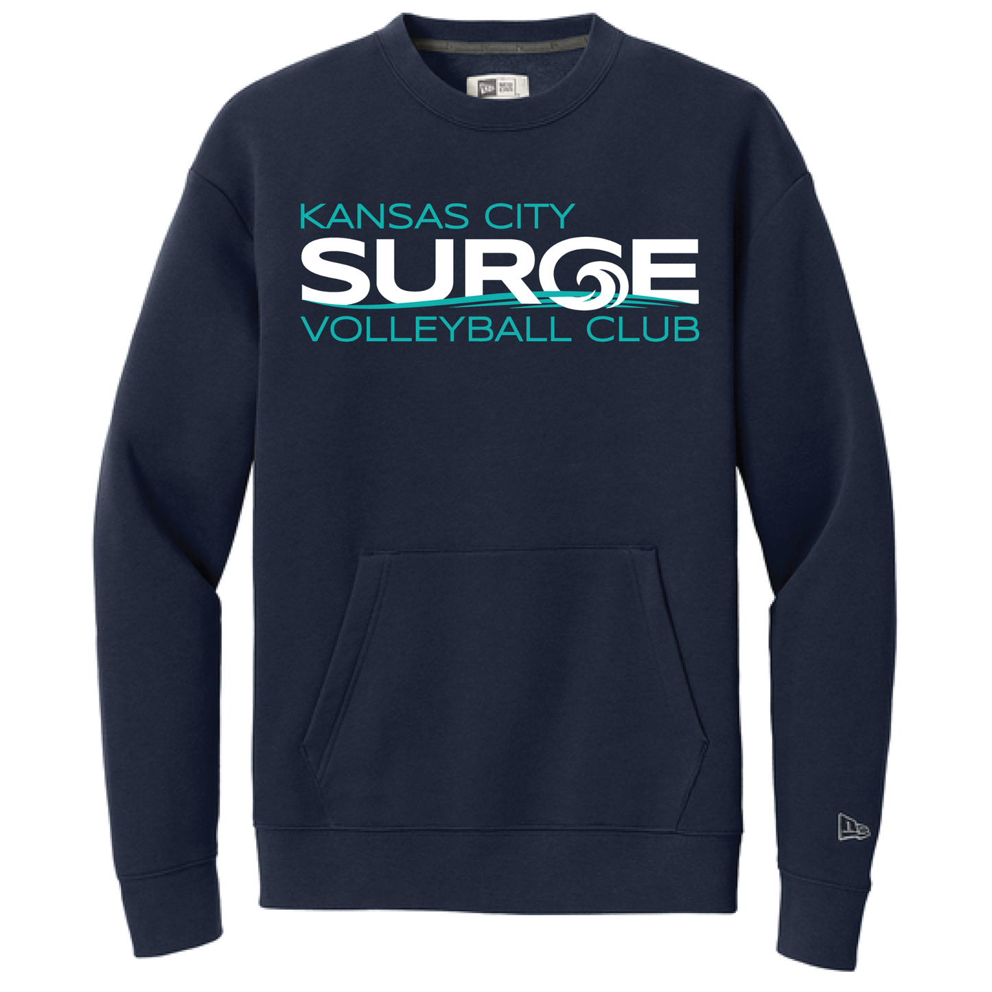 Surge Volleyball New Era® Heritage Pocket Crew - Soft Beige