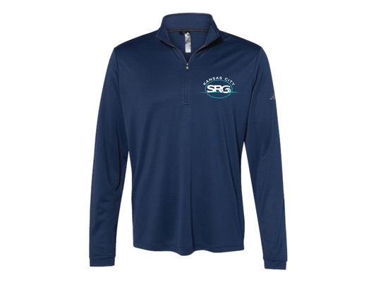 Surge Volleyball Adidas® Men's Embroidered 1/4 Zip - Navy