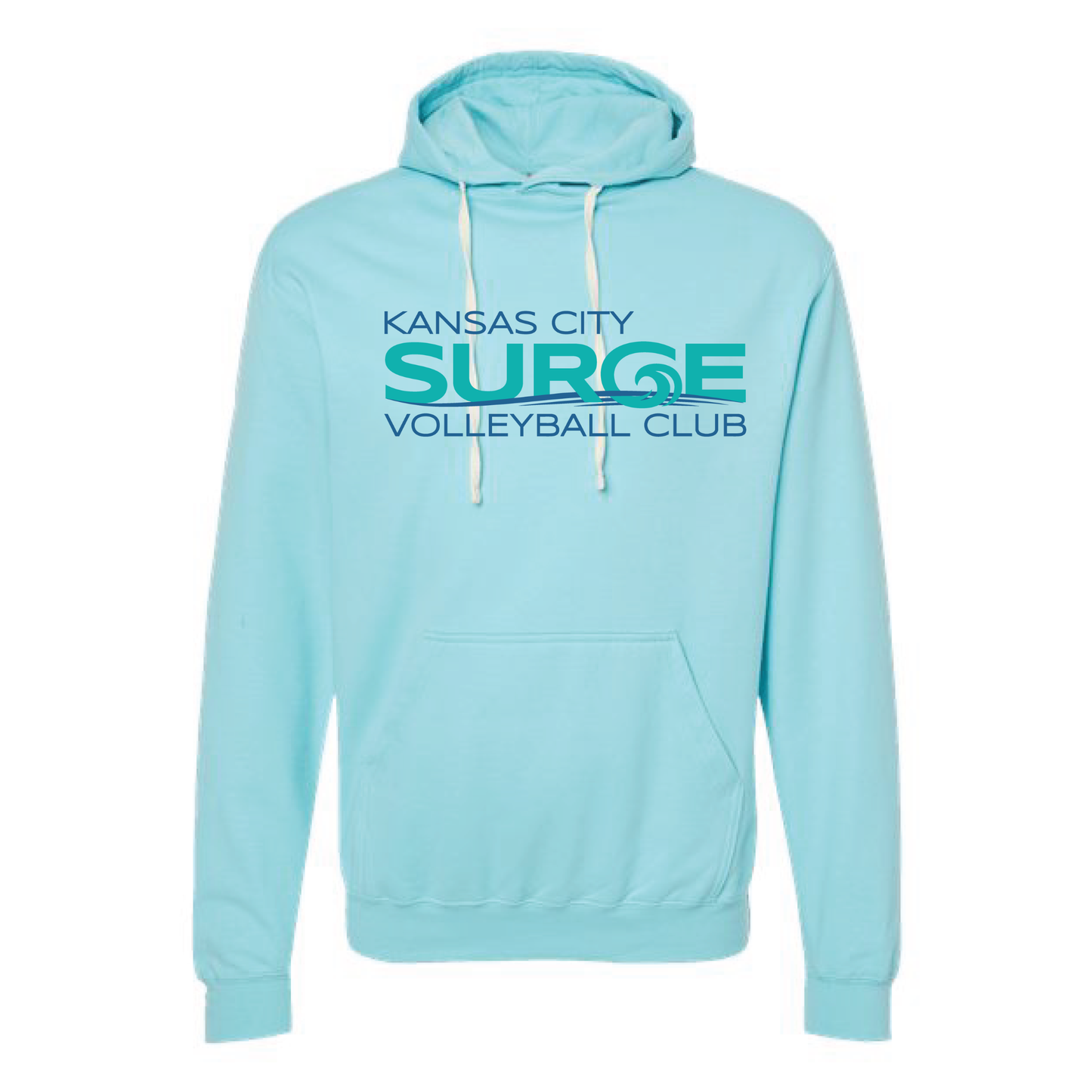 Surge Volleyball Adult Hoodie - Purist Blue