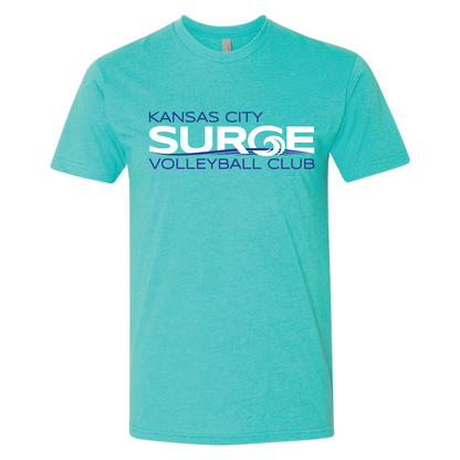 Surge Volleyball Next Level T-Shirt - Heather Midnight