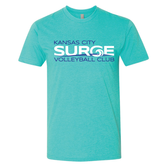 Surge Volleyball Next Level T-Shirt - Heather Midnight