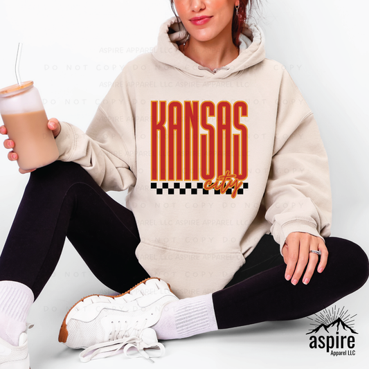 Kansas City Racecar Stripe Hoodie