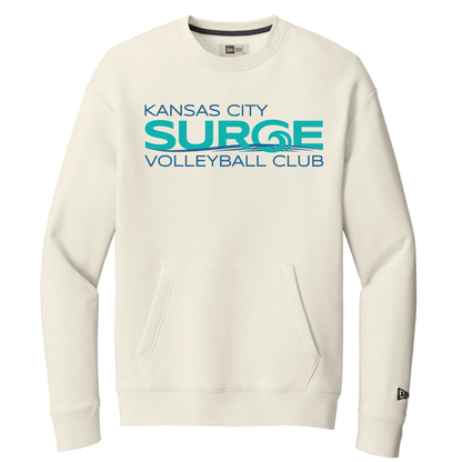 Surge Volleyball New Era® Heritage Pocket Crew - Soft Beige