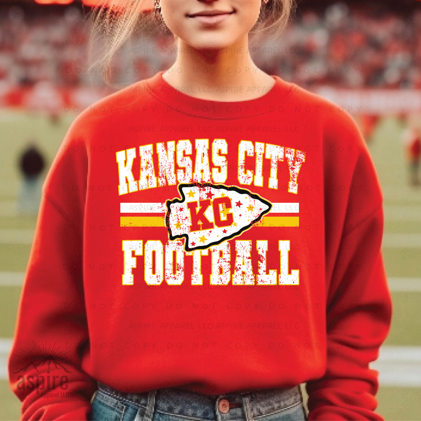 Kansas City Football Crew Sweatshirt