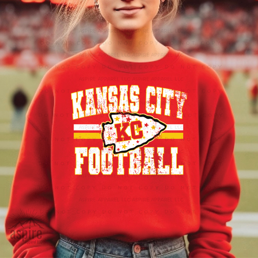 Kansas City Football Crew Sweatshirt