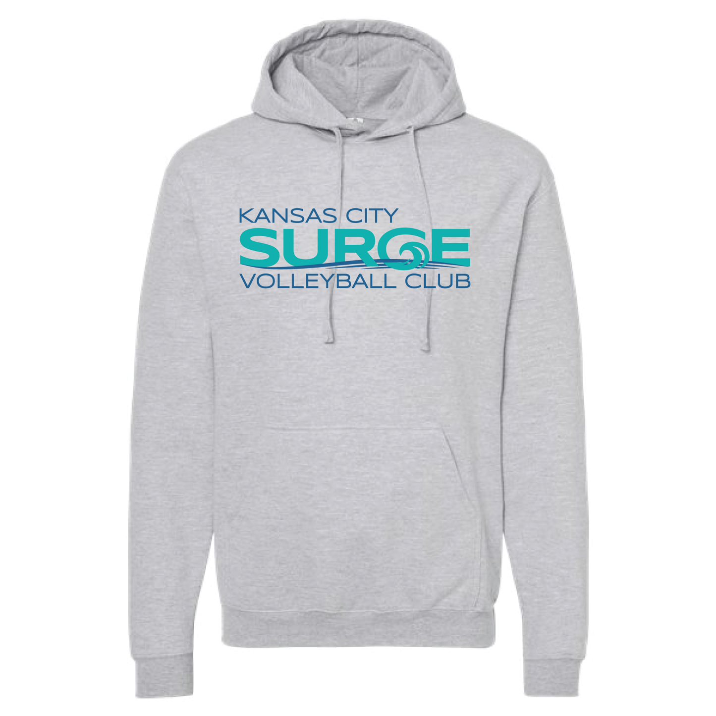 Surge Volleyball Adult Hoodie - Heather Grey