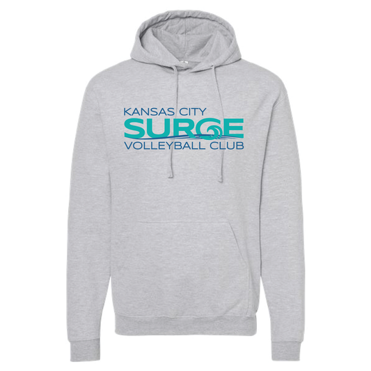 Surge Volleyball Adult Hoodie - Heather Grey