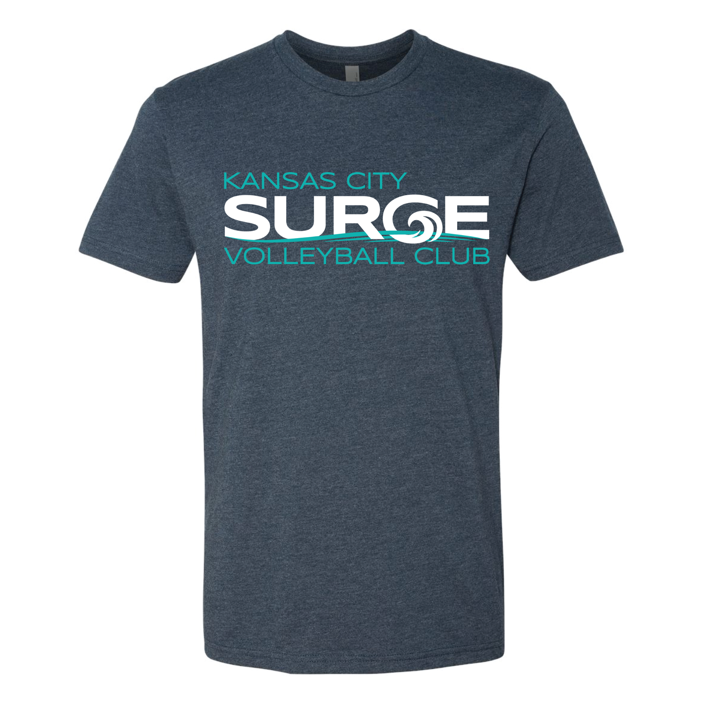 Surge Volleyball Next Level T-Shirt - Heather Midnight