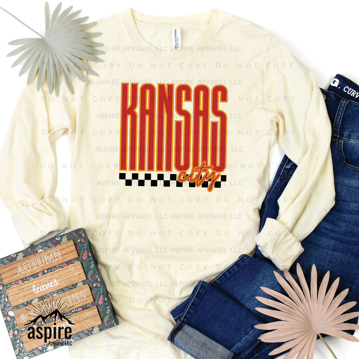 Kansas City Racecar Stripe Long Sleeve T-Shirt