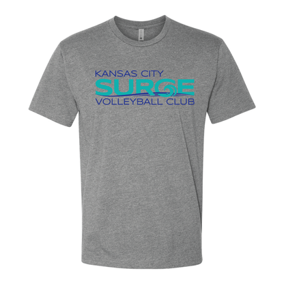 Surge Volleyball Next Level T-Shirt - Heather Midnight