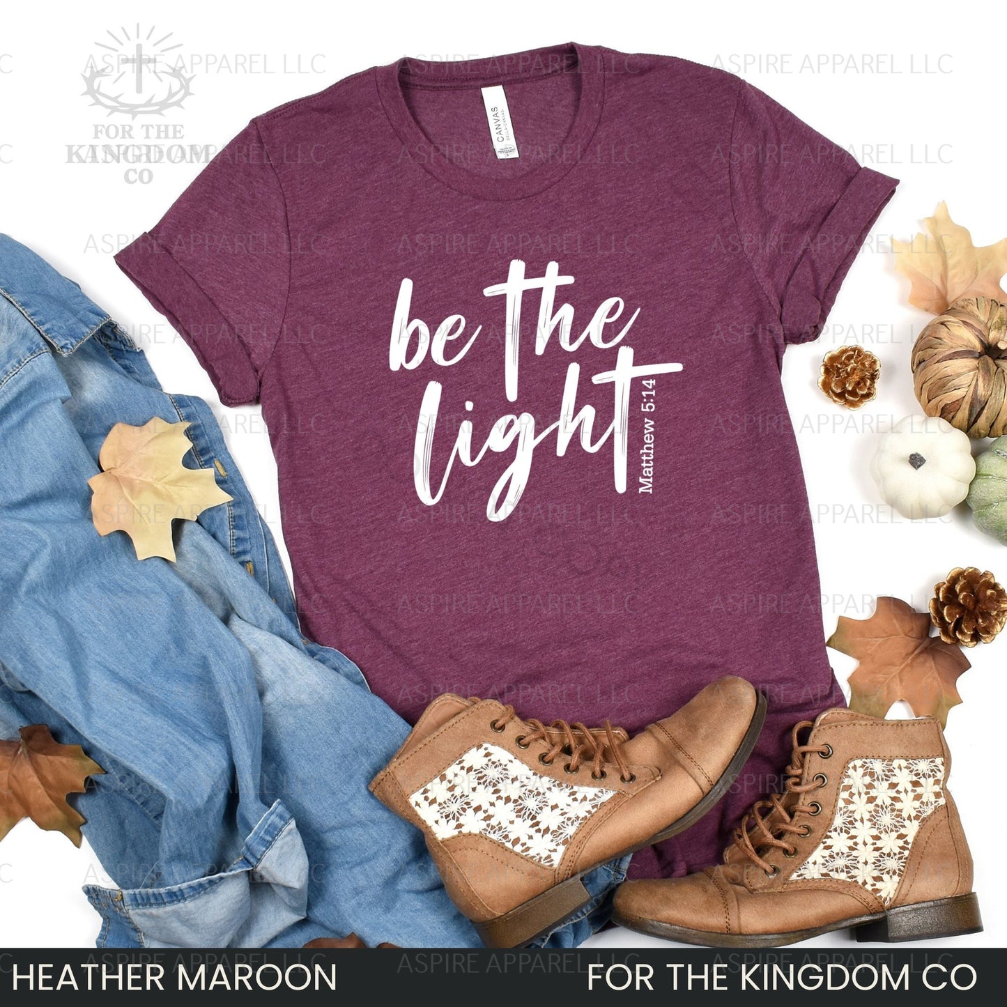 Be The Light- Christian Tee