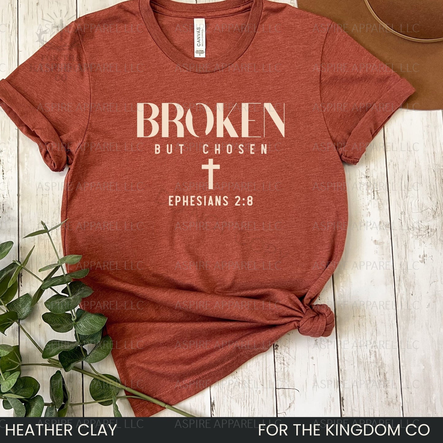 Broken But Chosen Christian Tee