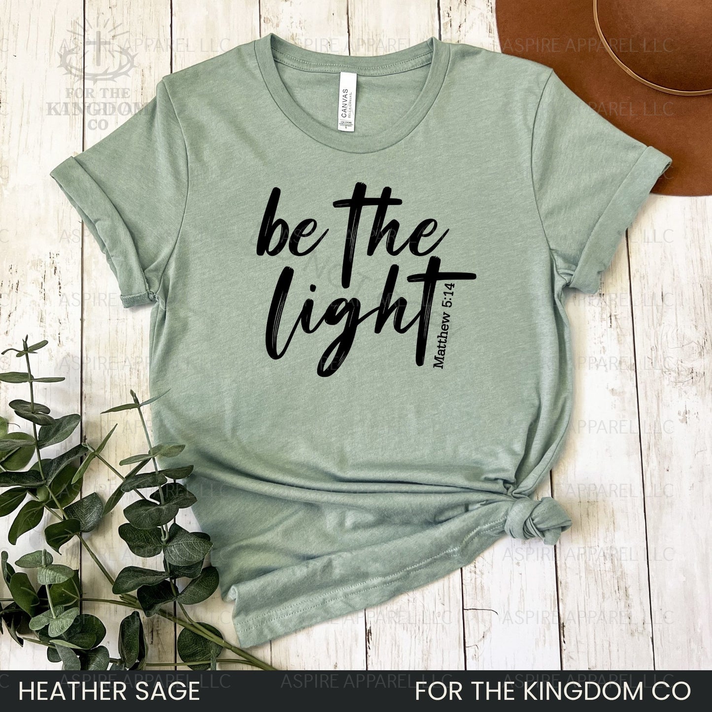 Be The Light- Christian Tee