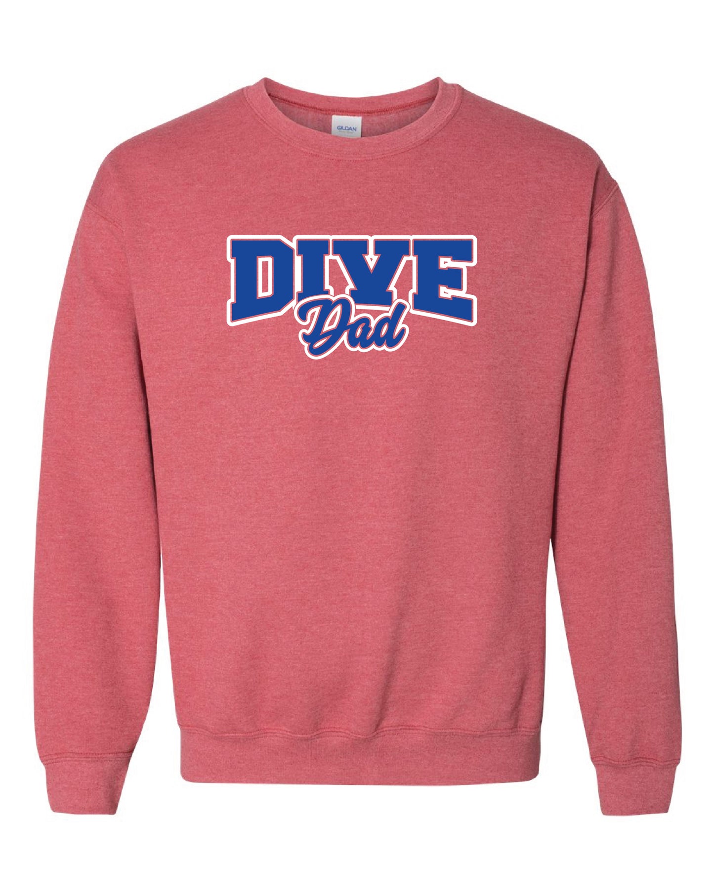 Red Dive Dad Crew Sweatshirt