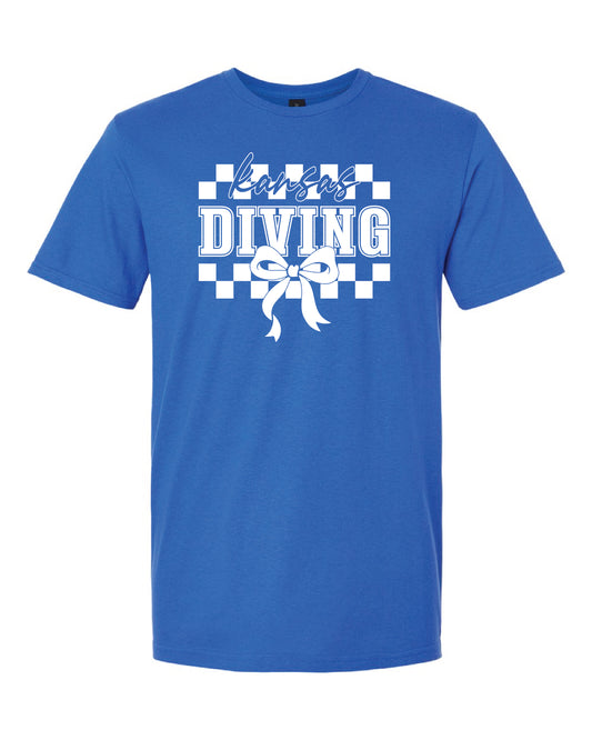 Kansas Dive Checkered Tee - KD1