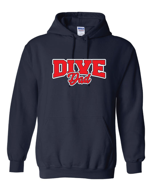 Navy Dive Dad Hoodie