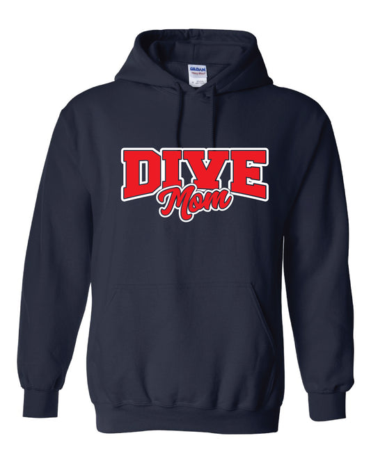 Navy Dive Mom Hoodie