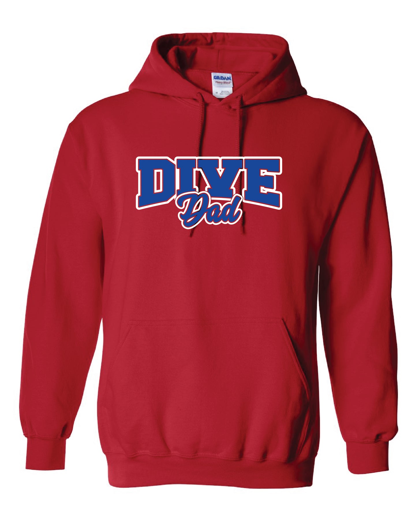 Red Dive Dad Hoodie
