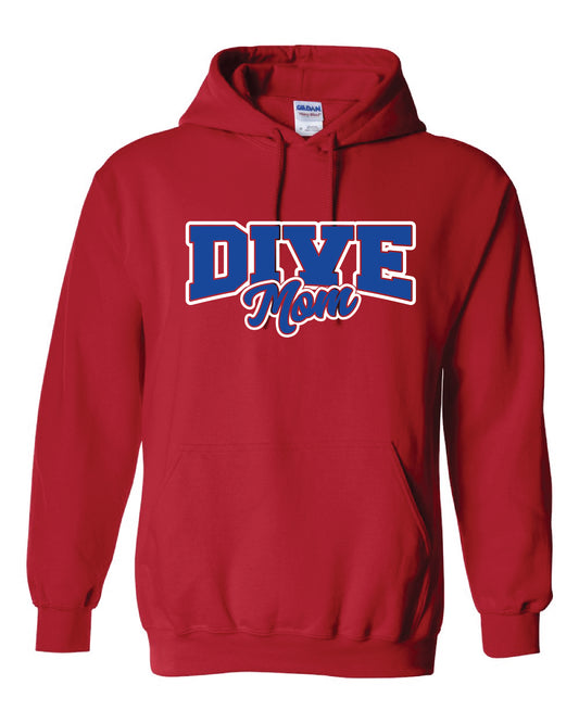 Red Dive Mom Hoodie