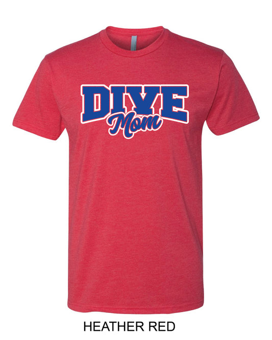 Red Dive Mom Tee