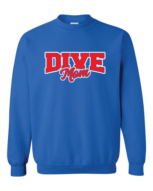 Royal Dive Mom Crew Sweatshirt