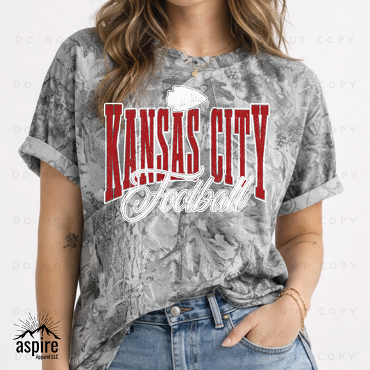 Kansas City Football Camo T-Shirt | KC Game Day Tee