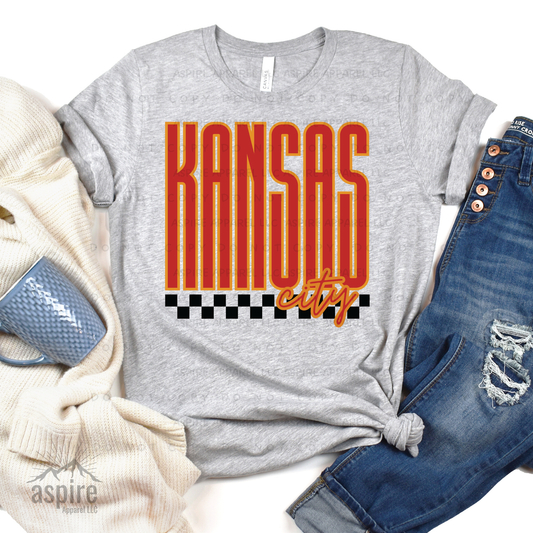 Kansas City Racecar Stripe T-Shirt